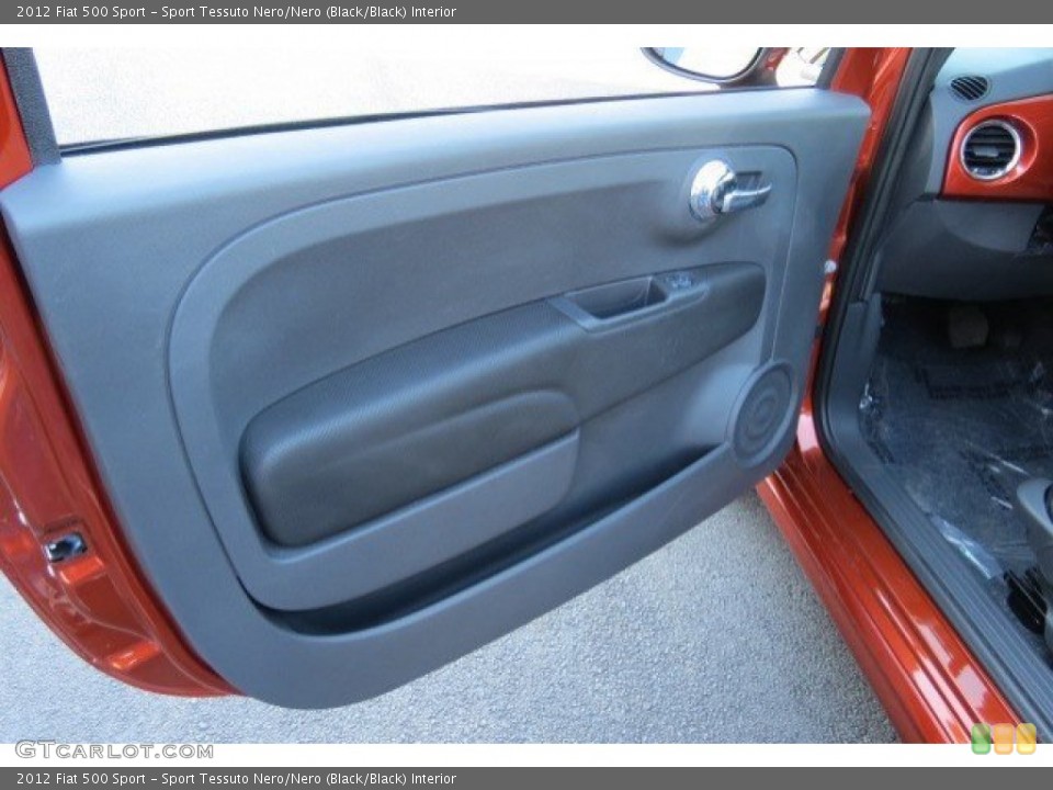 Sport Tessuto Nero/Nero (Black/Black) Interior Door Panel for the 2012 Fiat 500 Sport #78350697