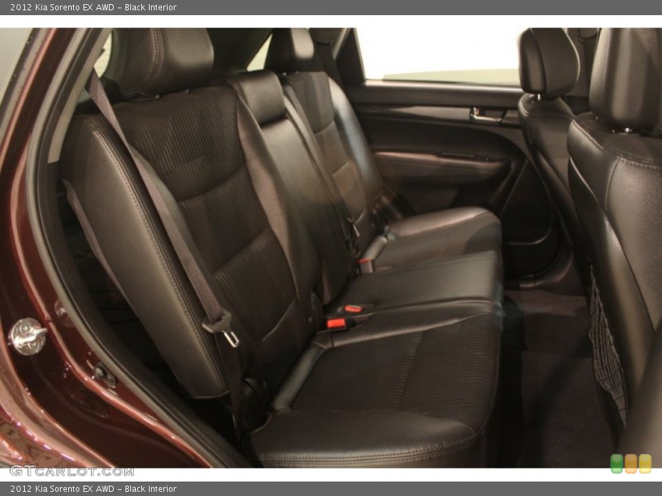 Black Interior Rear Seat for the 2012 Kia Sorento EX AWD #78350919