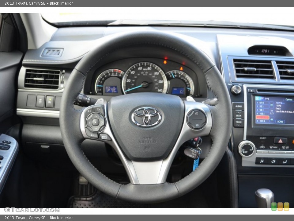 Black Interior Steering Wheel for the 2013 Toyota Camry SE #78351225
