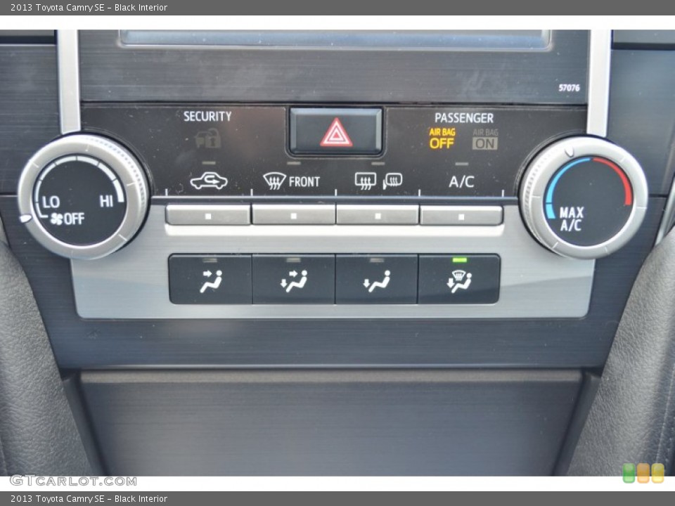 Black Interior Controls for the 2013 Toyota Camry SE #78351384
