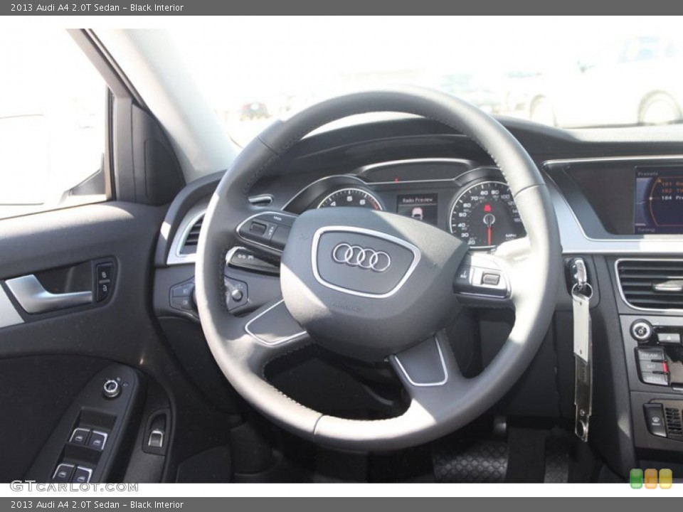 Black Interior Steering Wheel for the 2013 Audi A4 2.0T Sedan #78351441