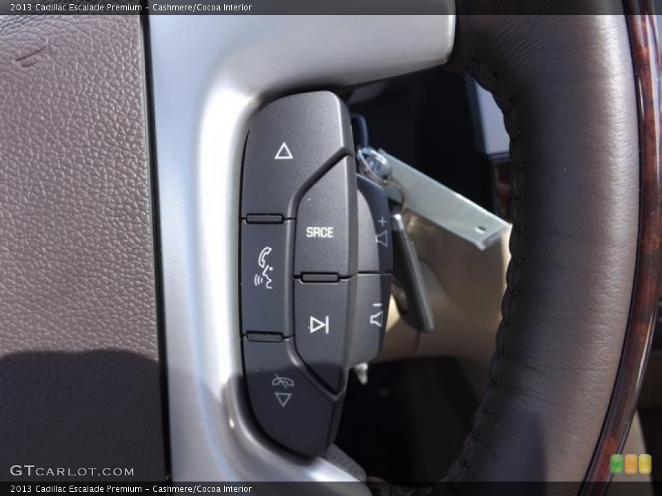 Cashmere/Cocoa Interior Controls for the 2013 Cadillac Escalade Premium #78352627