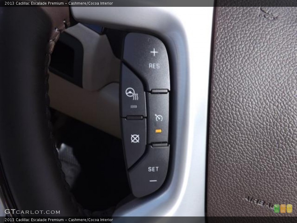 Cashmere/Cocoa Interior Controls for the 2013 Cadillac Escalade Premium #78352647