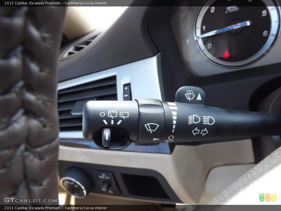 Cashmere/Cocoa Interior Controls for the 2013 Cadillac Escalade Premium #78352686