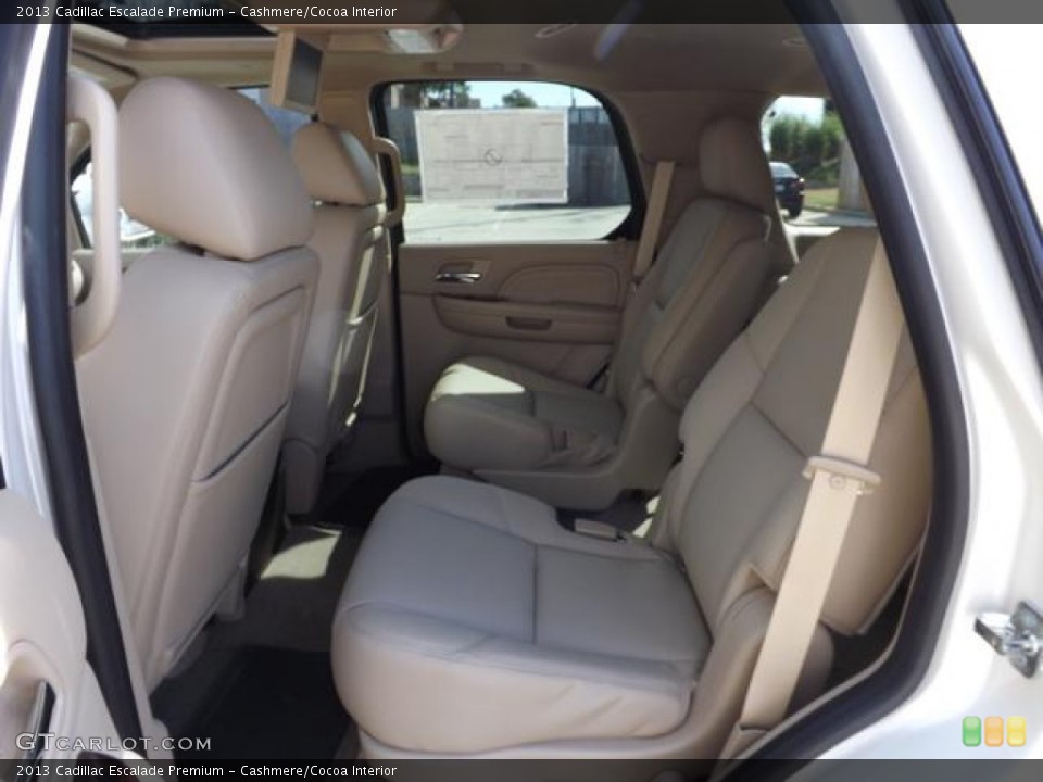 Cashmere/Cocoa Interior Rear Seat for the 2013 Cadillac Escalade Premium #78352923
