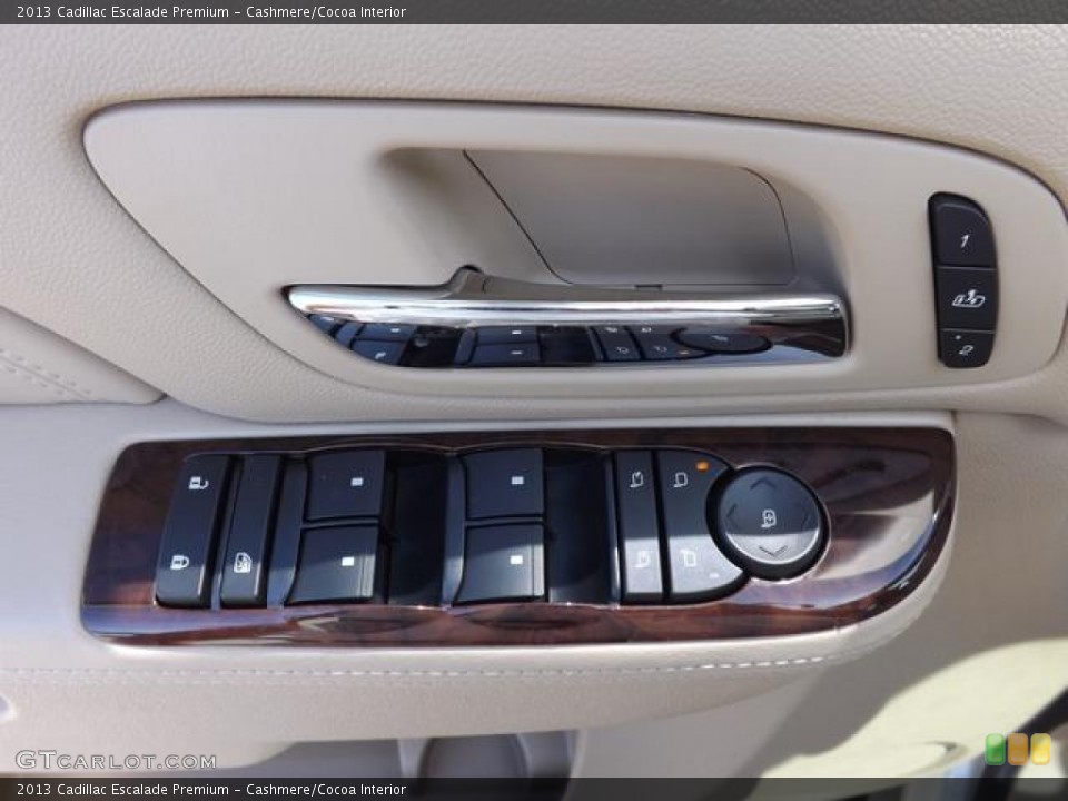 Cashmere/Cocoa Interior Controls for the 2013 Cadillac Escalade Premium #78352979