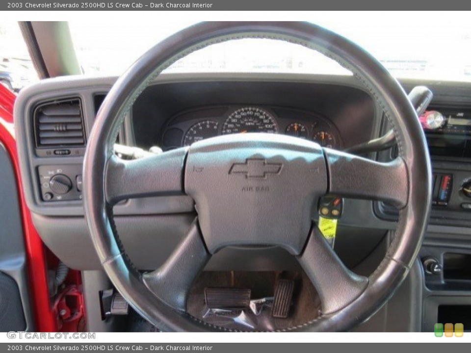 Dark Charcoal Interior Steering Wheel for the 2003 Chevrolet Silverado 2500HD LS Crew Cab #78352983