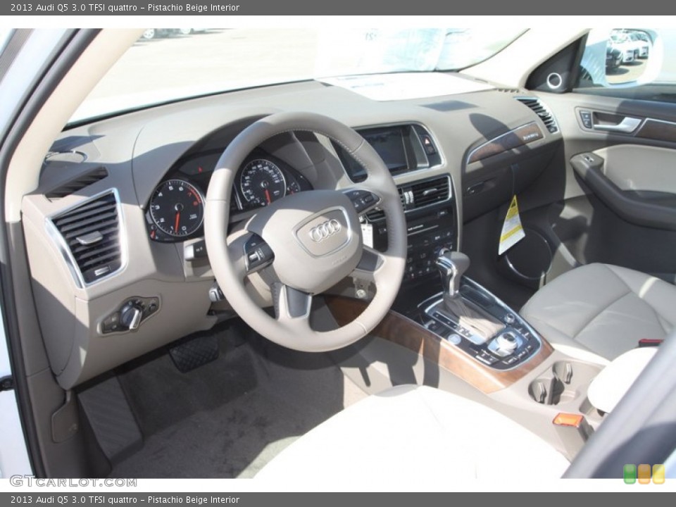 Pistachio Beige Interior Photo for the 2013 Audi Q5 3.0 TFSI quattro #78353265