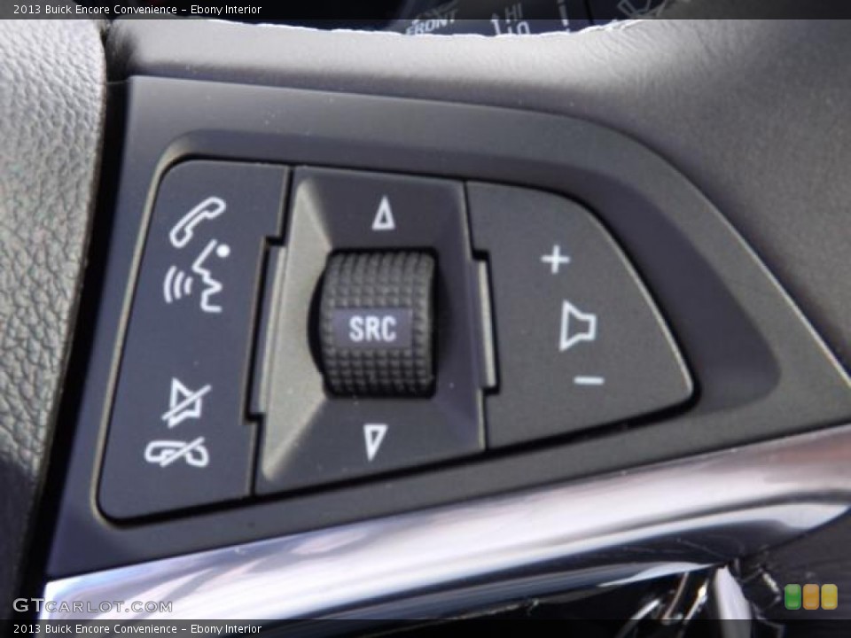 Ebony Interior Controls for the 2013 Buick Encore Convenience #78354146