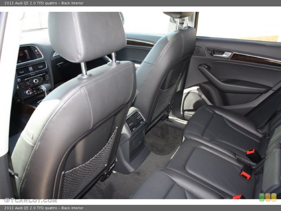 Black Interior Rear Seat for the 2013 Audi Q5 2.0 TFSI quattro #78354246