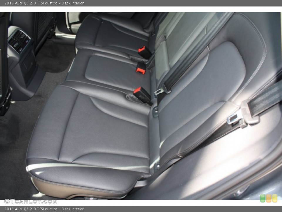 Black Interior Rear Seat for the 2013 Audi Q5 2.0 TFSI quattro #78354266