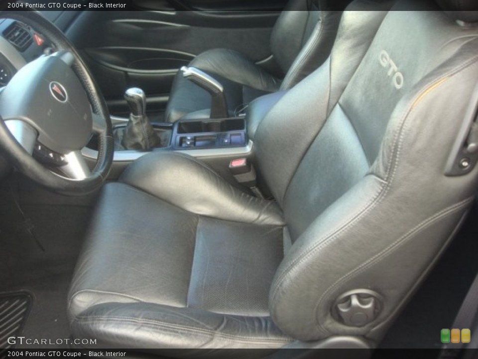 Black Interior Photo for the 2004 Pontiac GTO Coupe #78354727