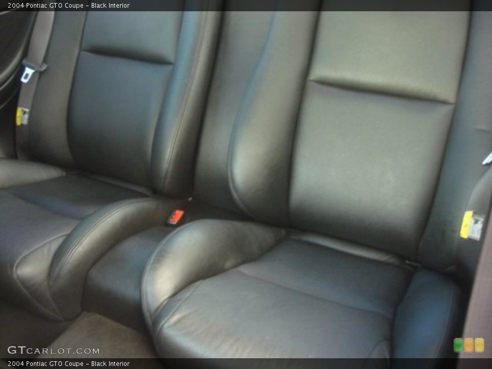 Black Interior Rear Seat for the 2004 Pontiac GTO Coupe #78354741