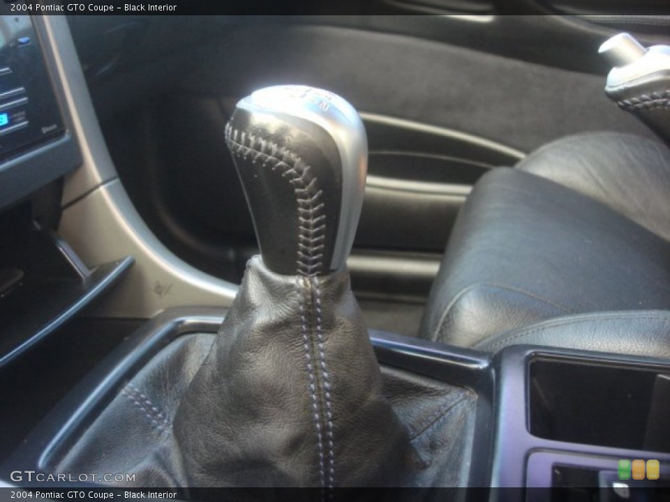 Black Interior Transmission for the 2004 Pontiac GTO Coupe #78354942