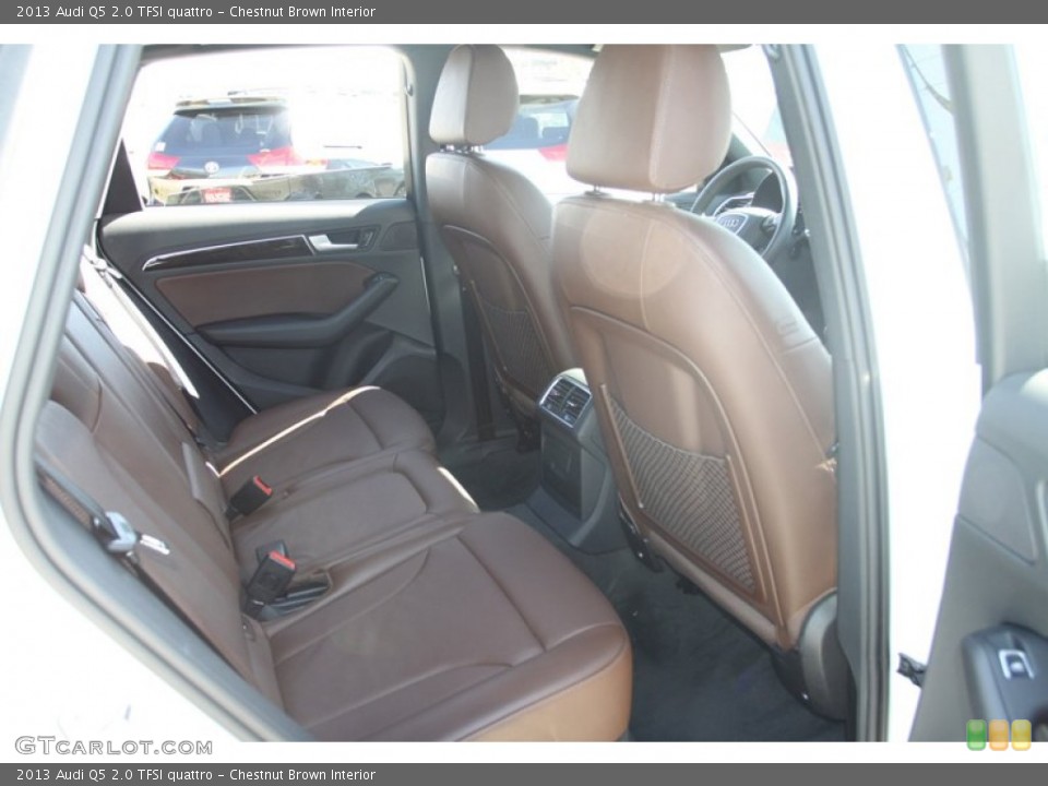 Chestnut Brown Interior Rear Seat for the 2013 Audi Q5 2.0 TFSI quattro #78355023