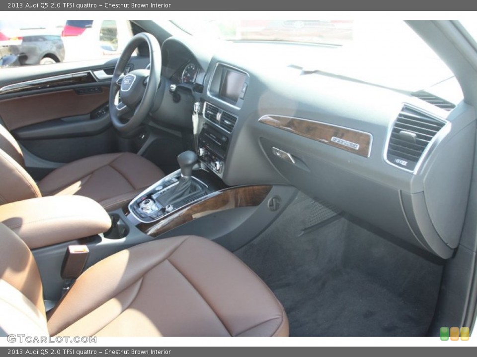 Chestnut Brown Interior Photo for the 2013 Audi Q5 2.0 TFSI quattro #78355064