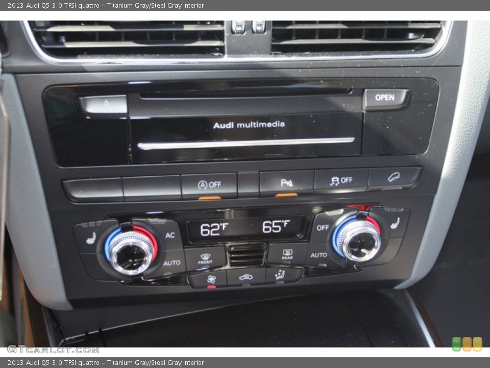 Titanium Gray/Steel Gray Interior Controls for the 2013 Audi Q5 3.0 TFSI quattro #78355541
