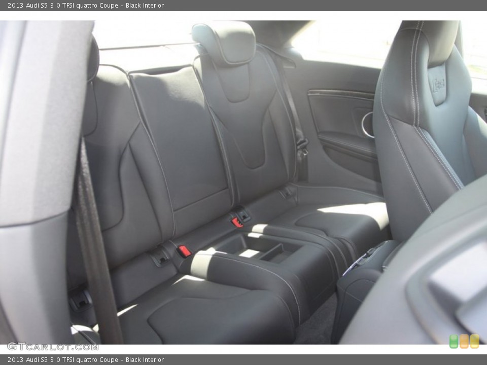 Black Interior Rear Seat for the 2013 Audi S5 3.0 TFSI quattro Coupe #78356119
