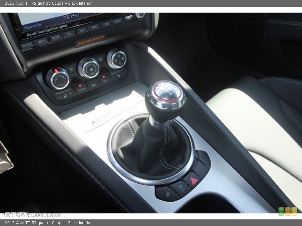 Black Interior Transmission for the 2013 Audi TT RS quattro Coupe #78356454
