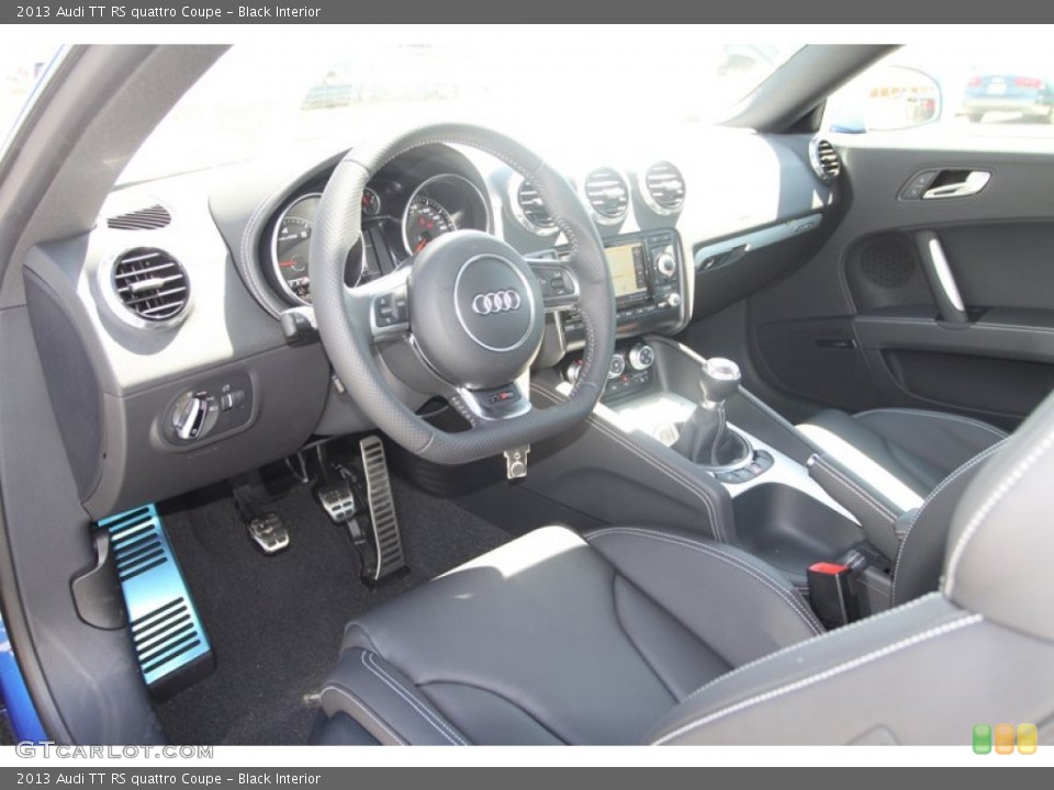 Black Interior Prime Interior for the 2013 Audi TT RS quattro Coupe #78356498