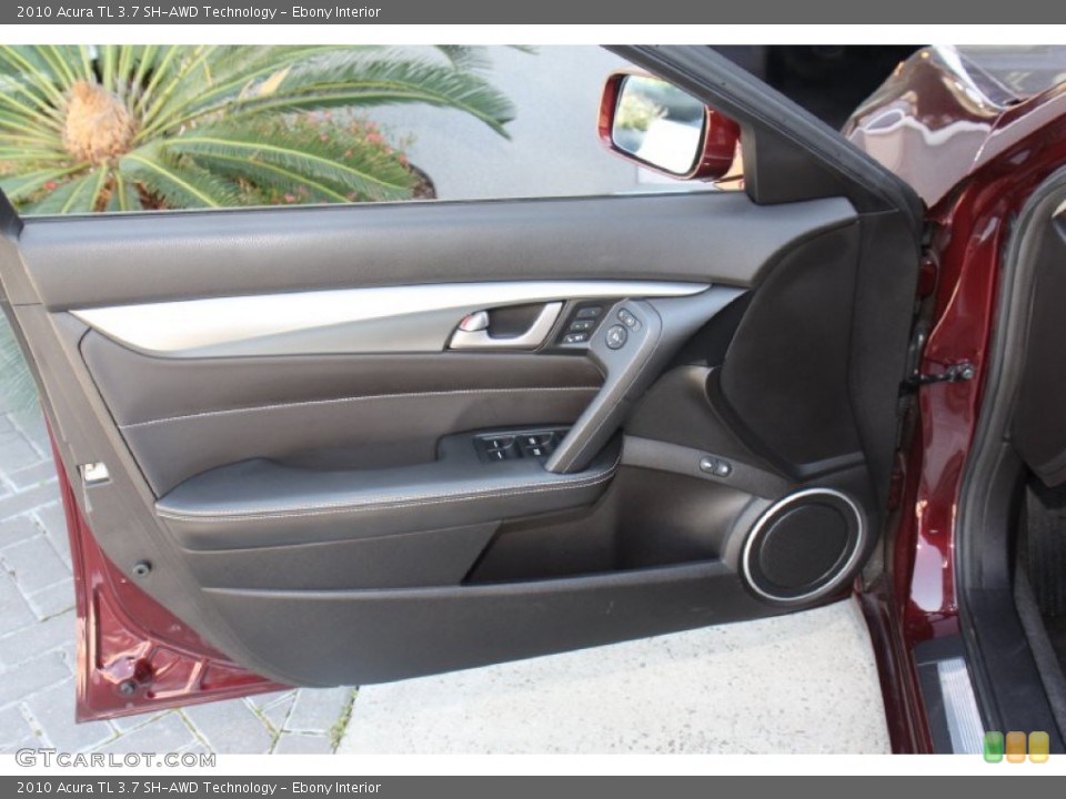 Ebony Interior Door Panel for the 2010 Acura TL 3.7 SH-AWD Technology #78358712