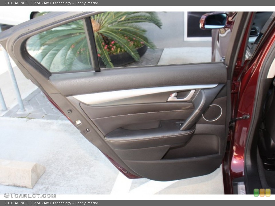 Ebony Interior Door Panel for the 2010 Acura TL 3.7 SH-AWD Technology #78358749