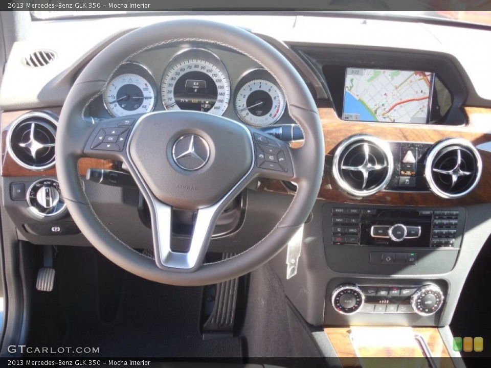 Mocha Interior Dashboard for the 2013 Mercedes-Benz GLK 350 #78358767