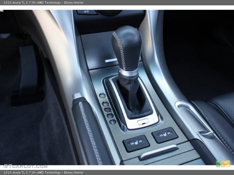 Ebony Interior Transmission for the 2010 Acura TL 3.7 SH-AWD Technology #78359051