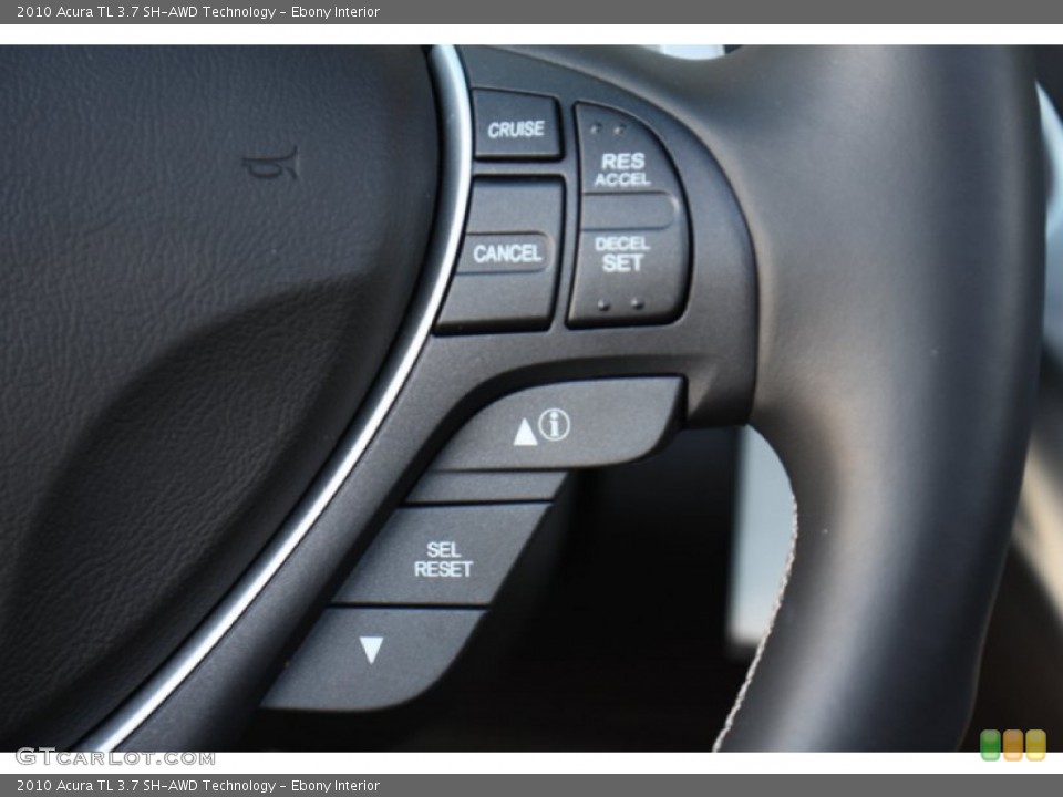 Ebony Interior Controls for the 2010 Acura TL 3.7 SH-AWD Technology #78359085