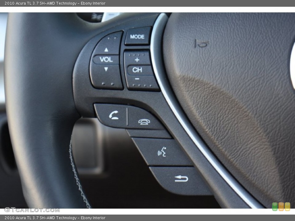 Ebony Interior Controls for the 2010 Acura TL 3.7 SH-AWD Technology #78359097