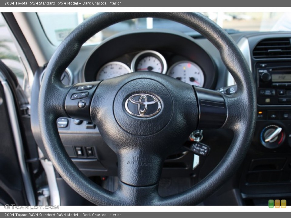 Dark Charcoal Interior Steering Wheel for the 2004 Toyota RAV4  #78360342
