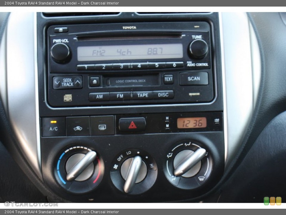 Dark Charcoal Interior Controls for the 2004 Toyota RAV4  #78360357