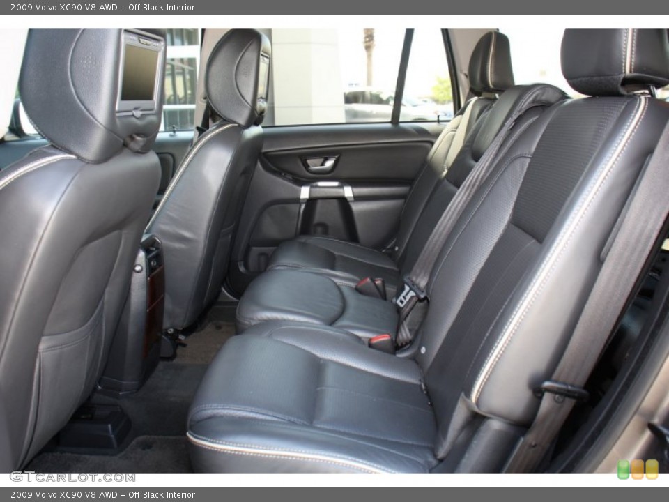 Off Black Interior Rear Seat for the 2009 Volvo XC90 V8 AWD #78361374