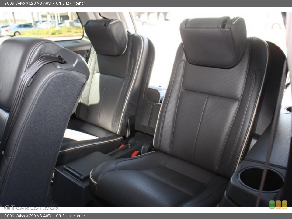 Off Black Interior Rear Seat for the 2009 Volvo XC90 V8 AWD #78361386