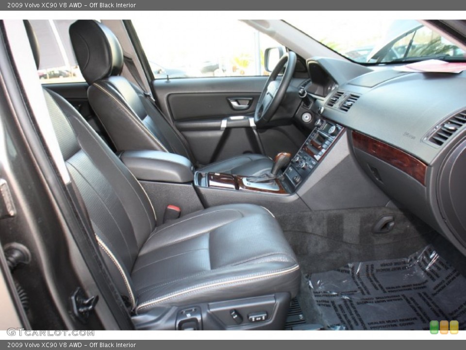 Off Black Interior Front Seat for the 2009 Volvo XC90 V8 AWD #78361452