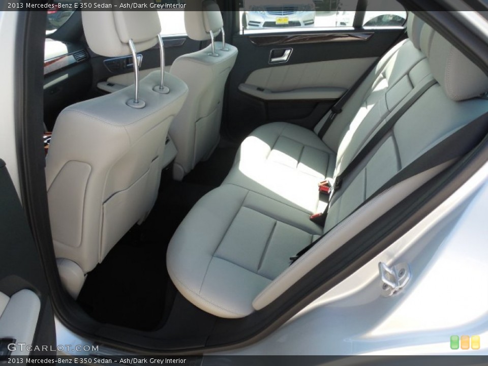 Ash/Dark Grey Interior Rear Seat for the 2013 Mercedes-Benz E 350 Sedan #78361875