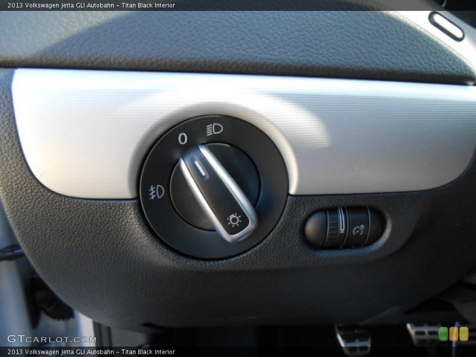 Titan Black Interior Controls for the 2013 Volkswagen Jetta GLI Autobahn #78361899