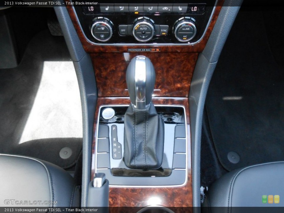 Titan Black Interior Transmission for the 2013 Volkswagen Passat TDI SEL #78362682