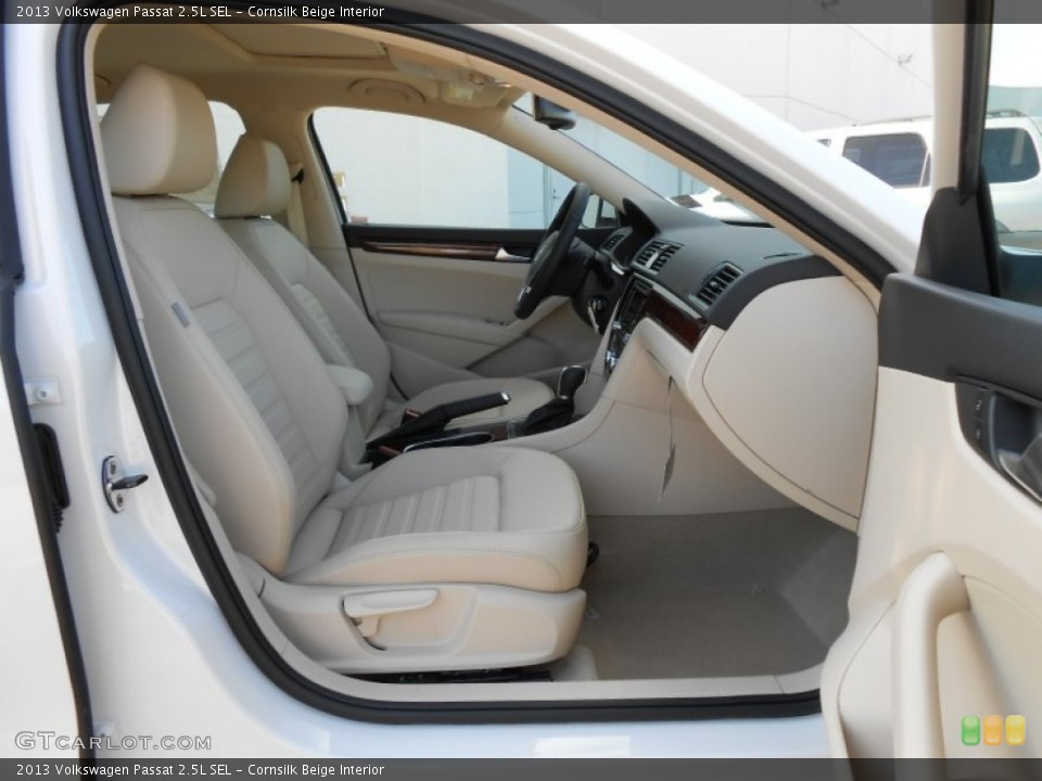 Cornsilk Beige Interior Front Seat for the 2013 Volkswagen Passat 2.5L SEL #78362938