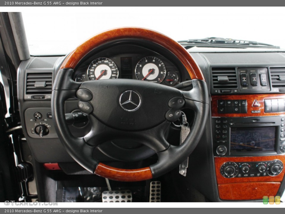 designo Black Interior Steering Wheel for the 2010 Mercedes-Benz G 55 AMG #78364839