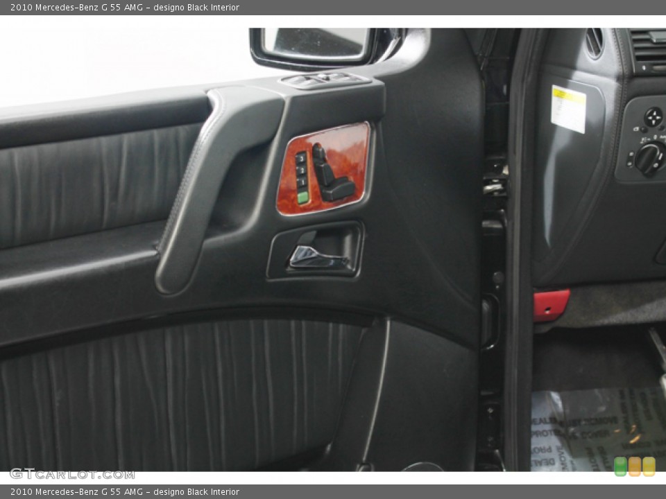 designo Black Interior Controls for the 2010 Mercedes-Benz G 55 AMG #78365002
