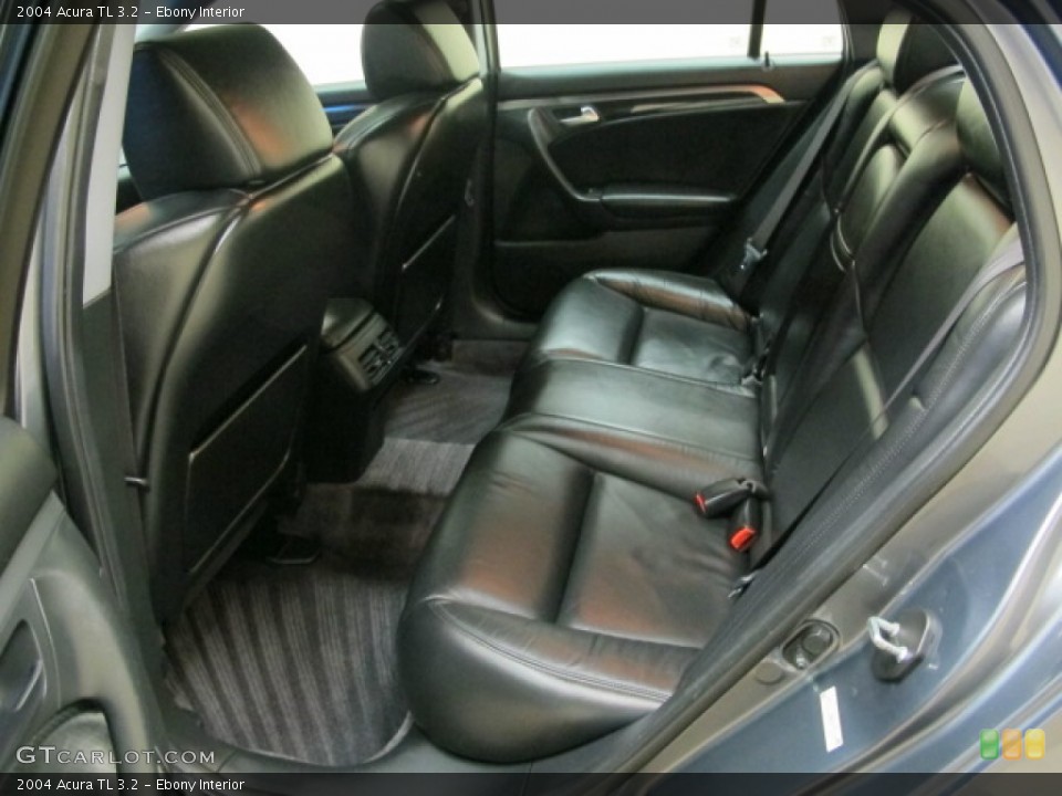 Ebony Interior Rear Seat for the 2004 Acura TL 3.2 #78365052