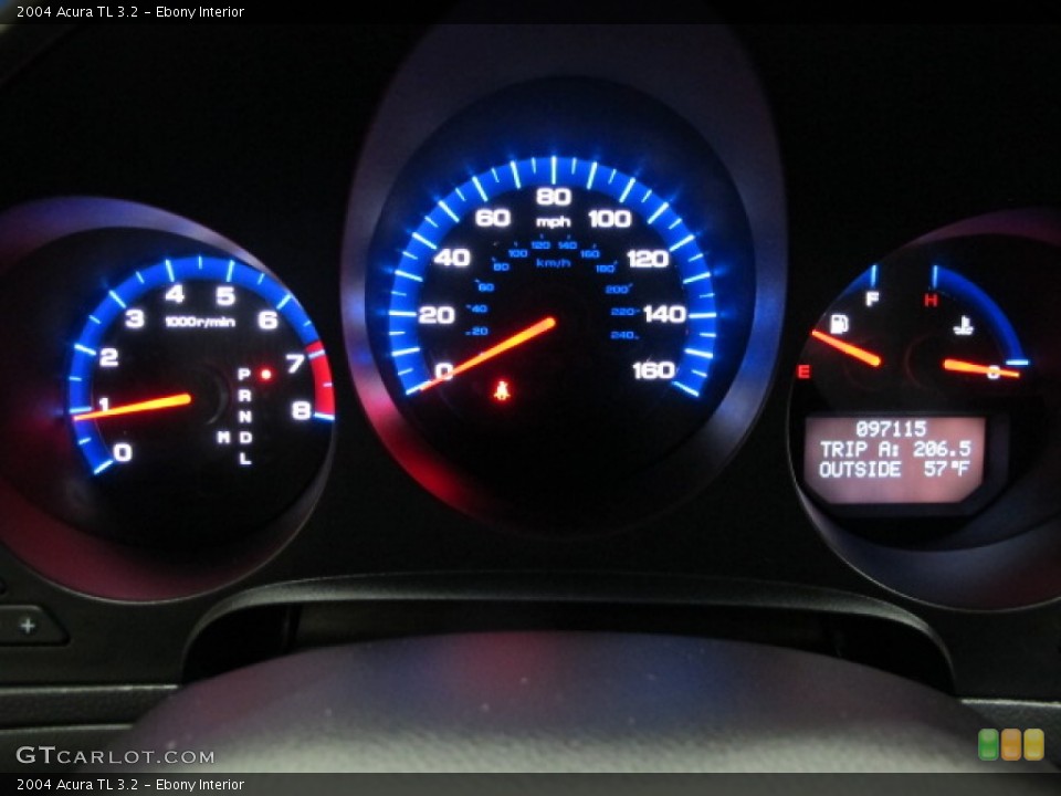 Ebony Interior Gauges for the 2004 Acura TL 3.2 #78365190