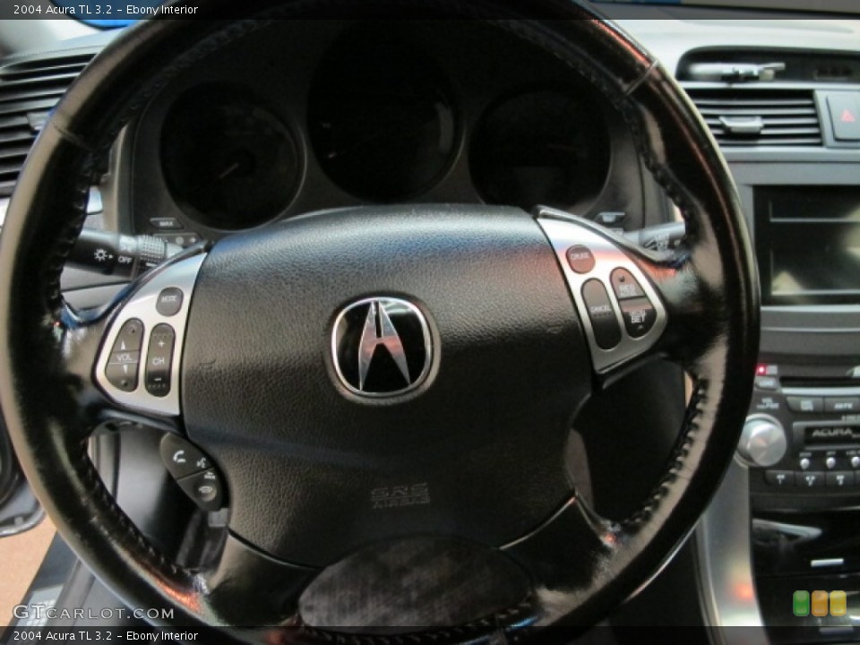 Ebony Interior Steering Wheel for the 2004 Acura TL 3.2 #78365305