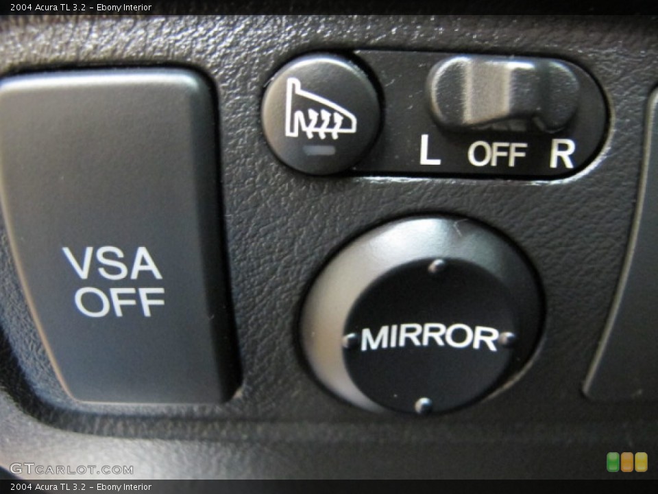 Ebony Interior Controls for the 2004 Acura TL 3.2 #78365370