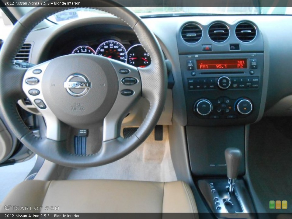 Blonde Interior Dashboard for the 2012 Nissan Altima 2.5 S #78365545