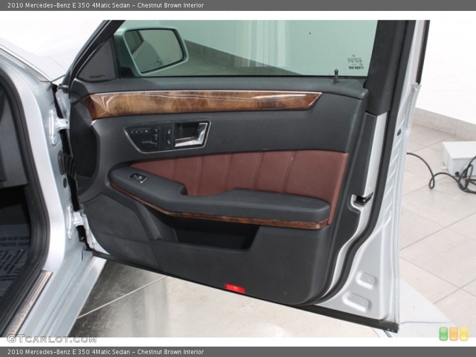 Chestnut Brown Interior Door Panel for the 2010 Mercedes-Benz E 350 4Matic Sedan #78365609