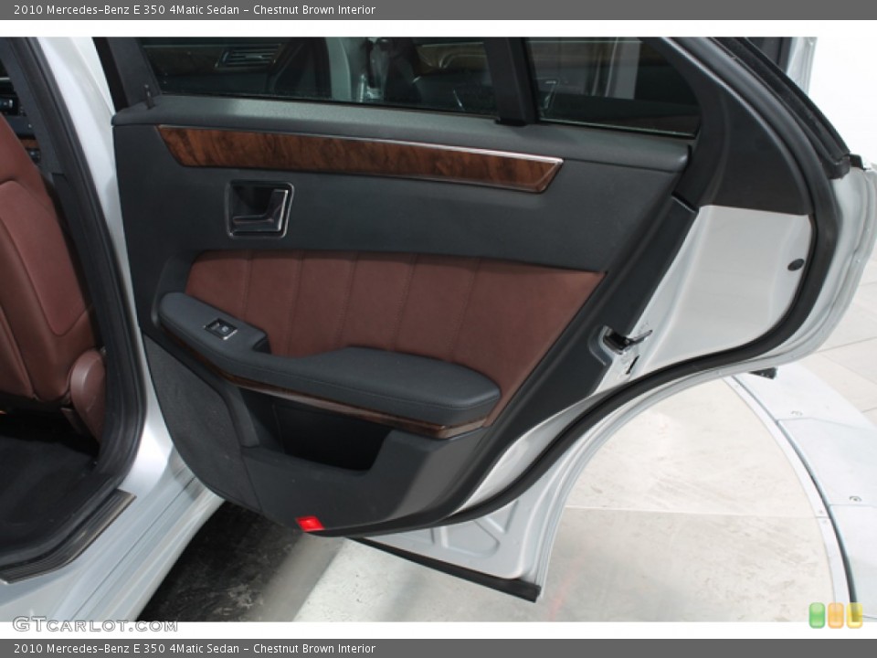 Chestnut Brown Interior Door Panel for the 2010 Mercedes-Benz E 350 4Matic Sedan #78365628