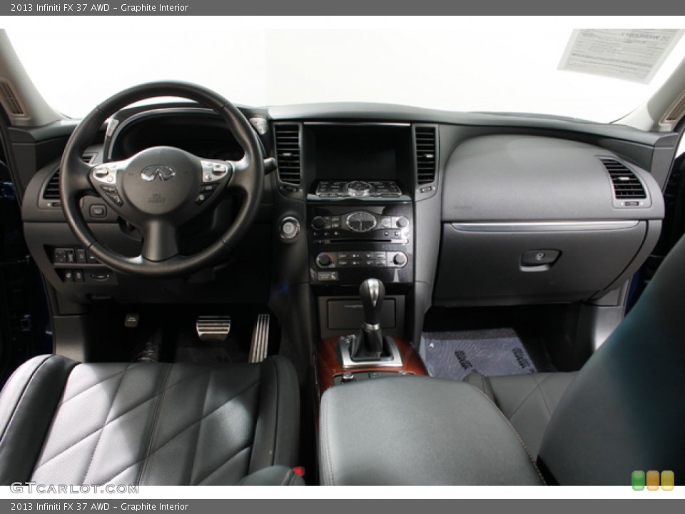 Graphite Interior Dashboard for the 2013 Infiniti FX 37 AWD #78366108