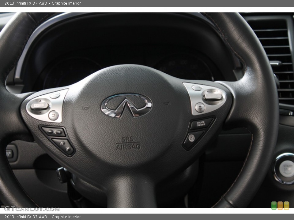Graphite Interior Steering Wheel for the 2013 Infiniti FX 37 AWD #78366150